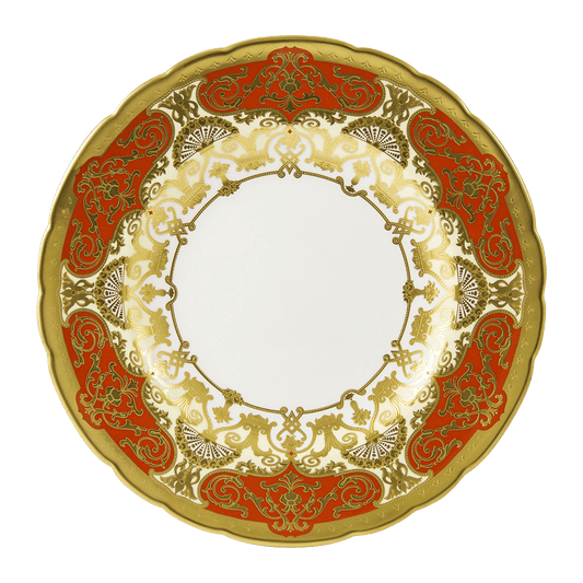 Royal Crown Derby Heritage Red and Cream Dinner Plate (27cm) – official product image