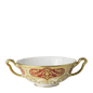 Royal Crown Derby Heritage Red and Cream Cream Soup Cup (340ml) – official product image