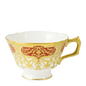 Royal Crown Derby Heritage Red and Cream Teacup (220ml) – official product image