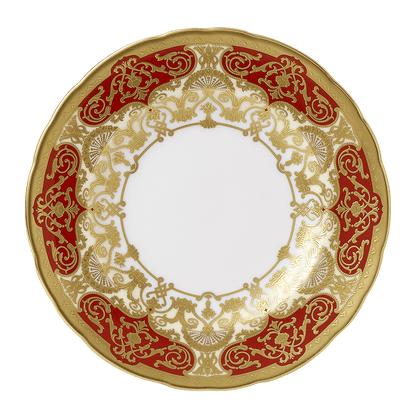 Royal Crown Derby Heritage Red and Cream Bread and Butter Plate (25cm) – official product image