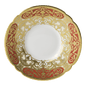Royal Crown Derby Heritage Red and Cream Coffee Saucer (12cm) – official product image