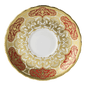 Royal Crown Derby Heritage Red and Cream Cream Soup Saucer (16cm) – official product image