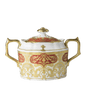 Royal Crown Derby Heritage Red and Cream Covered Sugar (310ml) – official product image