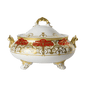 Royal Crown Derby Heritage Red and Cream Covered Vegetable Dish (1700ml) – official product image
