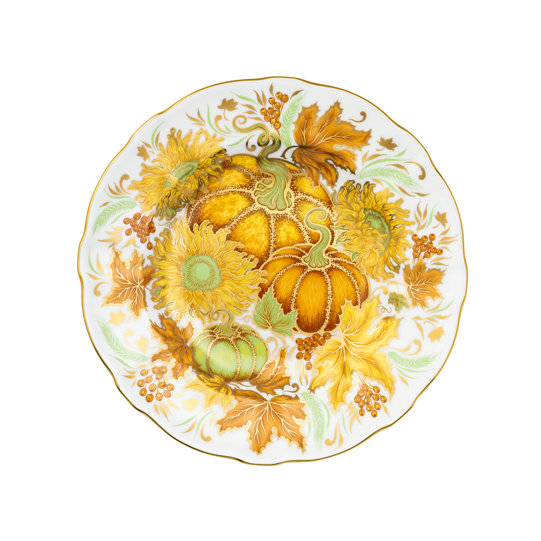 Royal Crown Derby Sienna Fall Accent Plate (21cm) – official product image