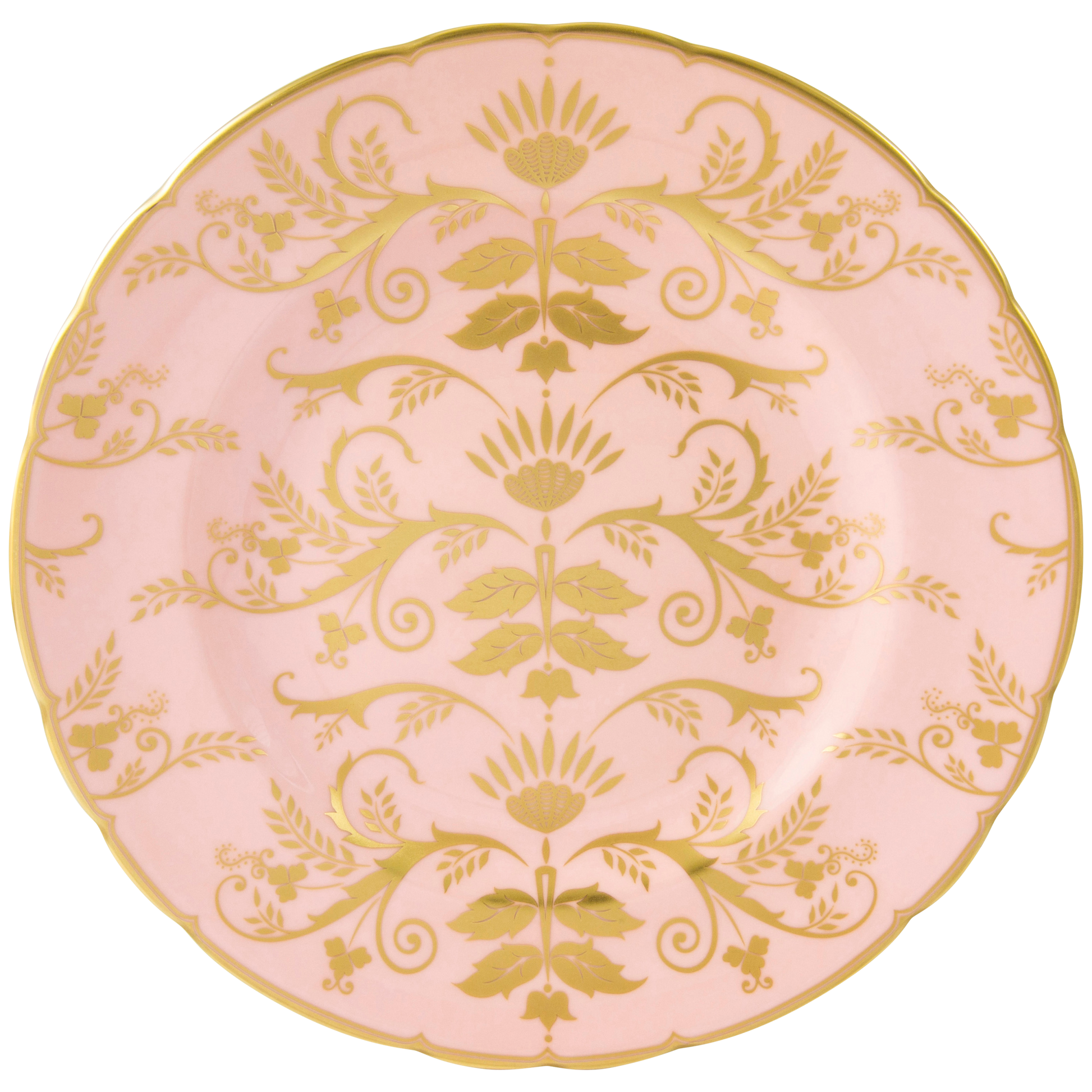 Royal Crown Derby Harlequin Baby Pink Salad Plate (21cm) – official product image