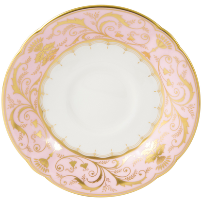 Royal Crown Derby Harlequin Baby Pink Tea Saucer (14cm) – official product image
