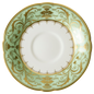 Royal Crown Derby Harlequin Darley Abbey Green Tea Saucer (14cm) – official product image