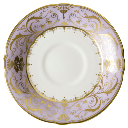 Royal Crown Derby Harlequin Lavender Tea Saucer (14cm) – official product image