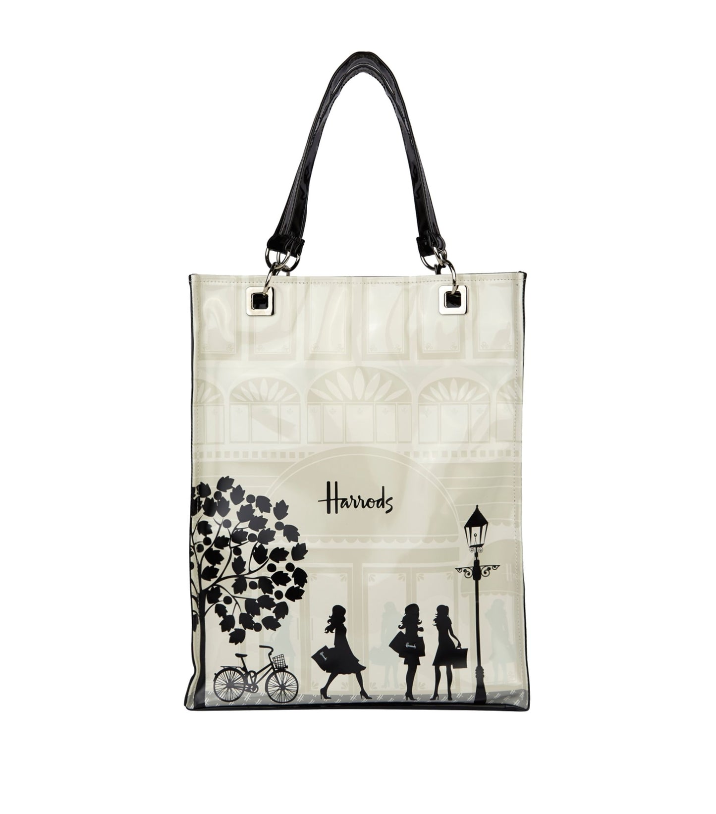 Harrods Medium Shopper Bag -Knightsbridge Storefront