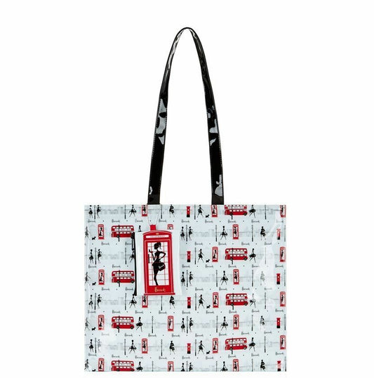 Harrods Shoulder Bag -Lady Silhouette -Multi Colour