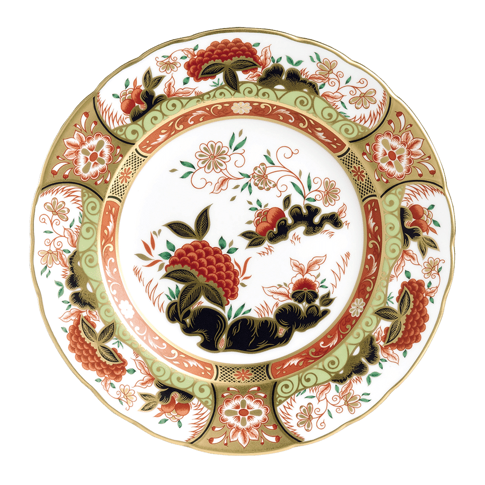 Royal Crown Derby Golden Peony Accent Plate (21cm) – official product image