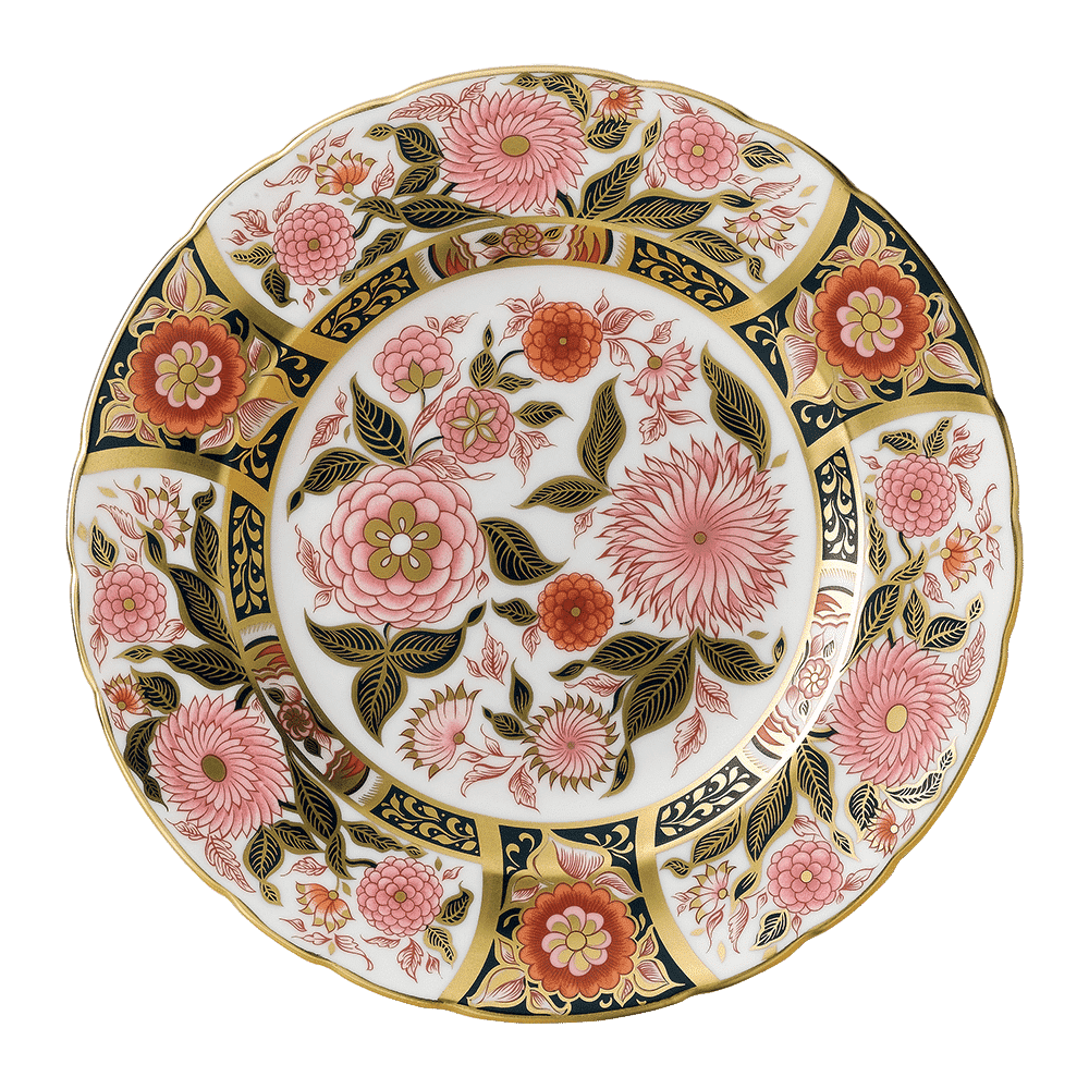 Royal Crown Derby Pink Bouquet Accent Plate (21cm) – official product image