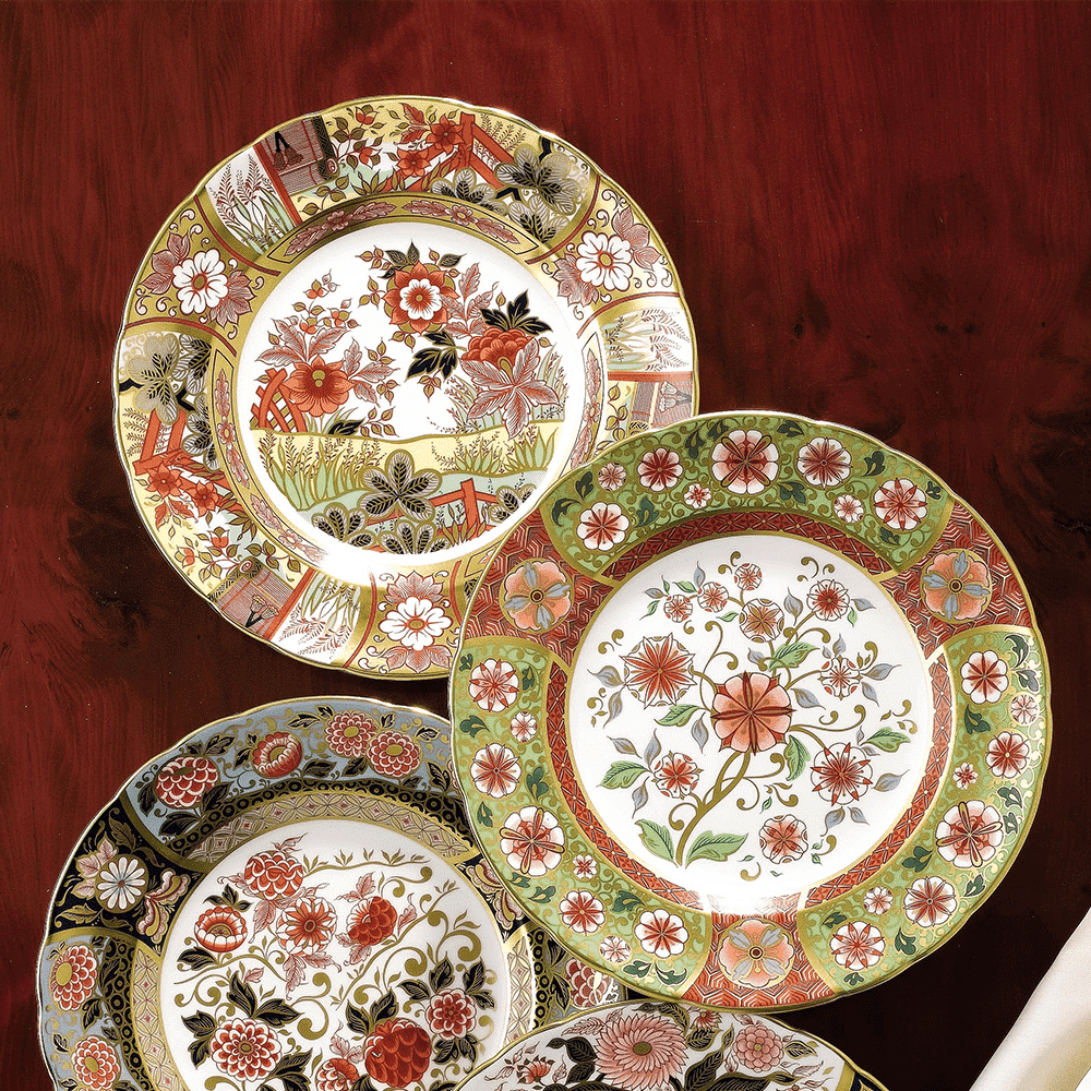 Royal Crown Derby Cherry Blossom Accent Plate (21cm) – alternate official product image