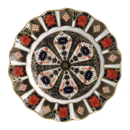 Royal Crown Derby Old Imari Fluted Dessert Plate (22cm) – official product image