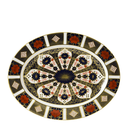 Royal Crown Derby Old Imari Oval Dish (34cm) – official product image