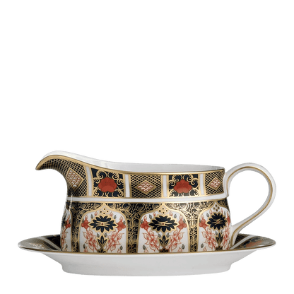 Royal Crown Derby Old Imari Sauce Boat (450ml) – alternate official product image