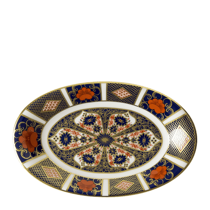 Royal Crown Derby Old Imari Sauce Boat Stand (21cm) – official product image