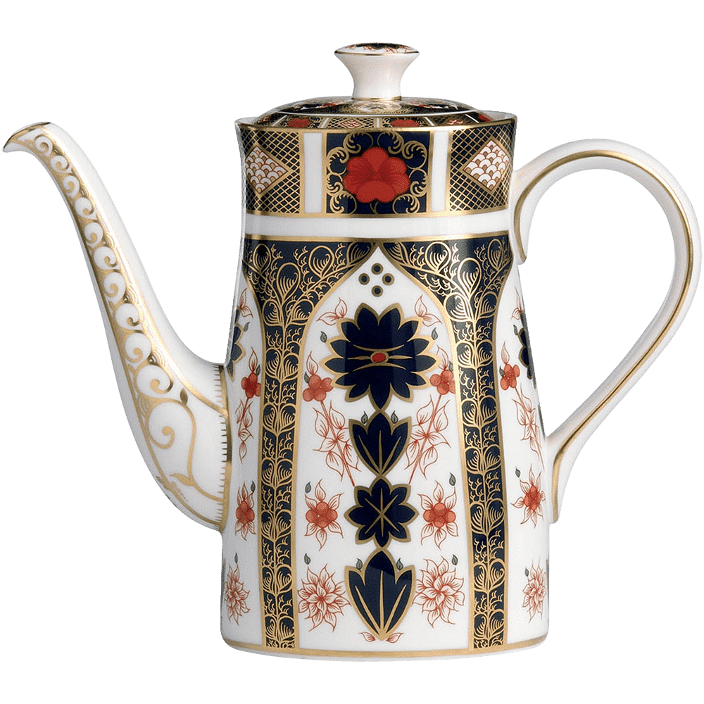 Royal Crown Derby Old Imari Coffee Pot (1310ml) – official product image