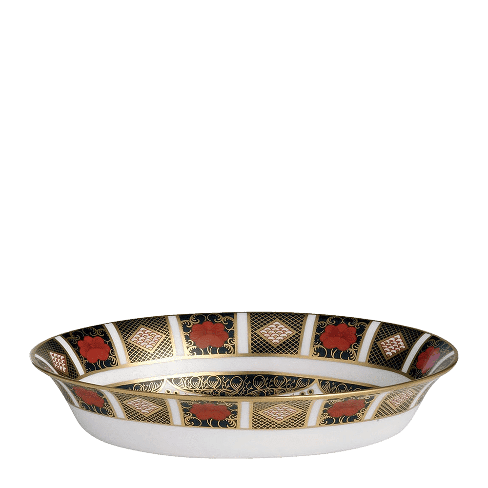 Royal Crown Derby Old Imari Open Vegetable Dish (26cm) – official product image