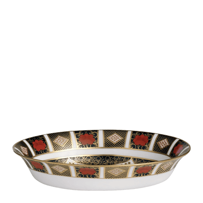 Royal Crown Derby Old Imari Open Vegetable Dish (26cm) – official product image