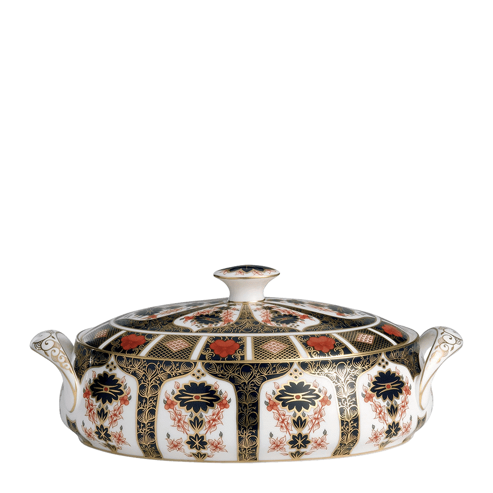 Royal Crown Derby Old Imari Covered Vegetable Dish (1820ml) – official product image