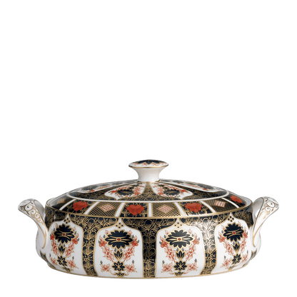 Royal Crown Derby Old Imari Covered Vegetable Dish (1820ml) – official product image