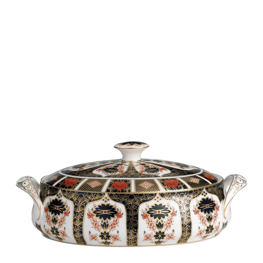 Royal Crown Derby Old Imari Covered Vegetable Dish (1820ml) – official product image