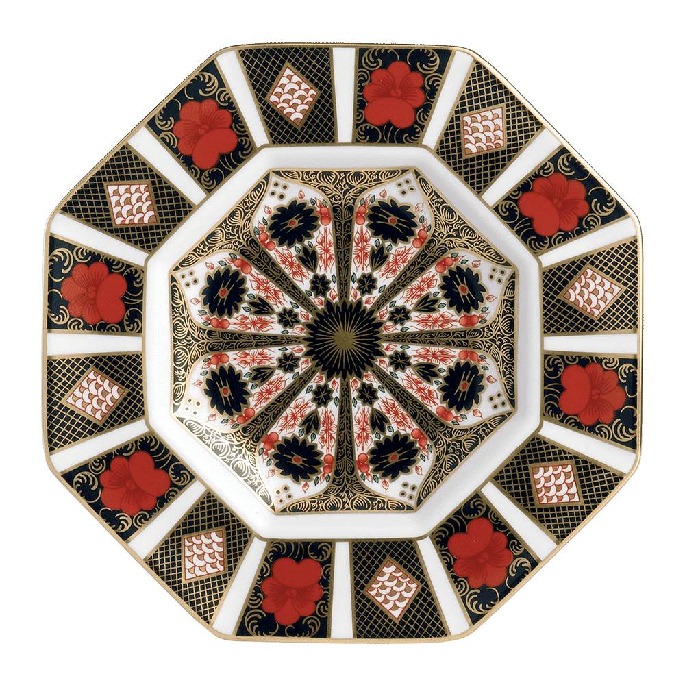 Royal Crown Derby Old Imari Octagonal Plate (22.5cm) – official product image