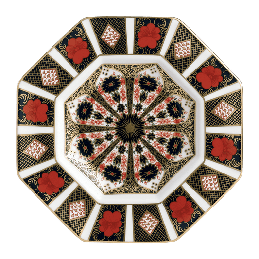 Royal Crown Derby Old Imari Octagonal Plate (22.5cm) – official product image