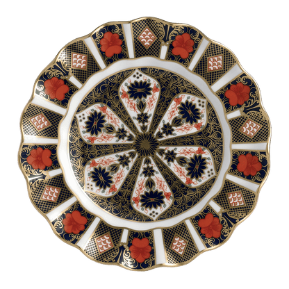 Royal Crown Derby Old Imari Fluted Dessert Plate Boxed (22cm) – official product image