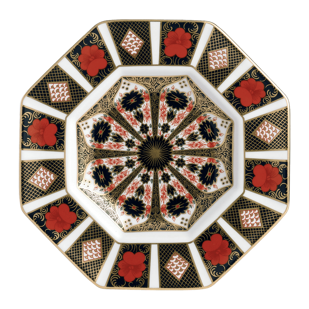 Royal Crown Derby Old Imari Octagonal Plate Boxed (22.5cm) – official product image
