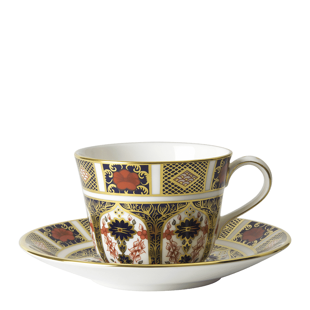 Royal Crown Derby Old Imari Breakfast Cup and Saucer (280ml) – official product image