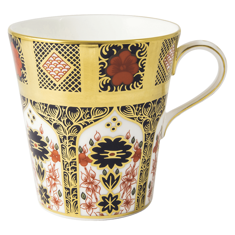 Royal Crown Derby Old Imari Solid Gold Band Mug (300ml) – official product image