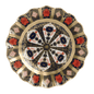 Royal Crown Derby Old Imari Solid Gold Band Fluted Dessert Plate (22cm) – official product image