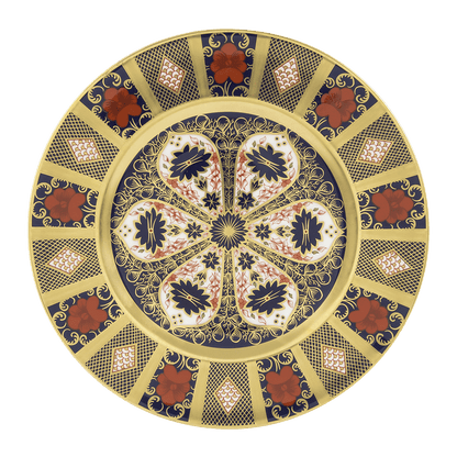 Royal Crown Derby Old Imari Solid Gold Band Salad Plate (21cm) – official product image