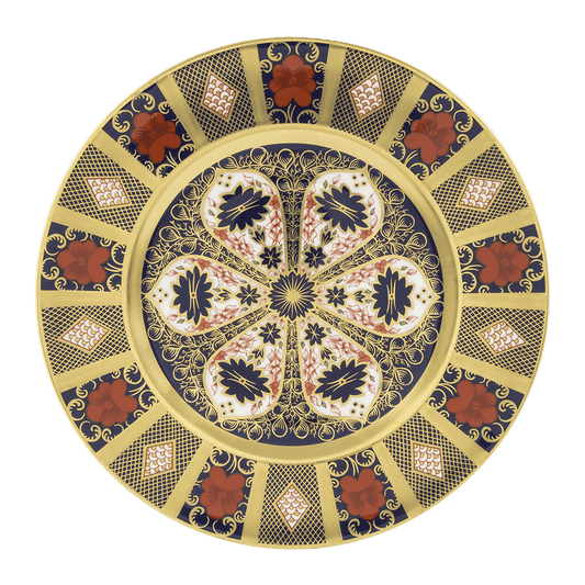 Royal Crown Derby Old Imari Solid Gold Band Salad Plate (21cm) – official product image