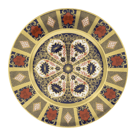 Royal Crown Derby Old Imari Solid Gold Band Dinner Plate (27cm) – official product image