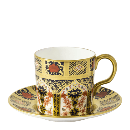 Royal Crown Derby Old Imari Solid Gold Band Coffee Cup (85ml) – alternate official product image