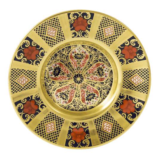 Royal Crown Derby Old Imari Solid Gold Band Coffee Saucer (11.5cm) – official product image