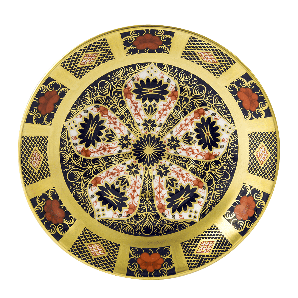Royal Crown Derby Old Imari Solid Gold Band Breakfast Saucer(16cm) – official product image