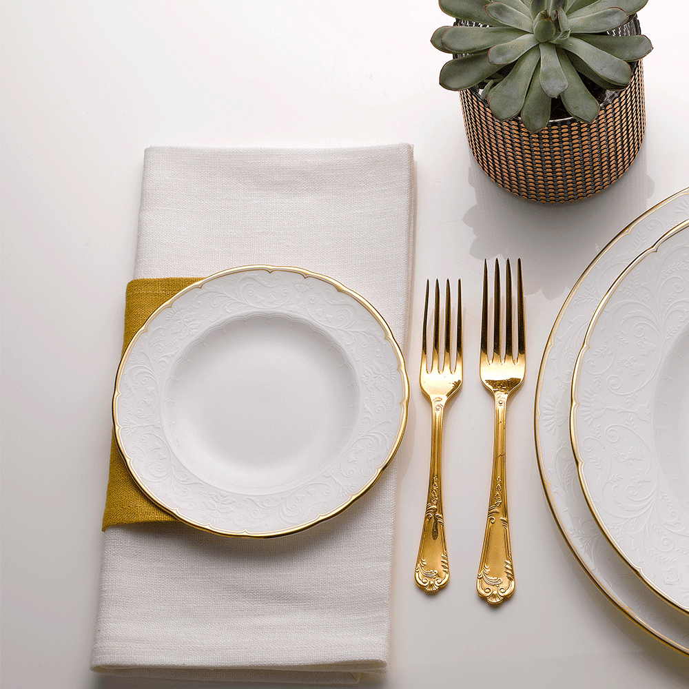 Royal Crown Derby Darley Abbey Pure Gold Side Plate (16cm) – alternate official product image