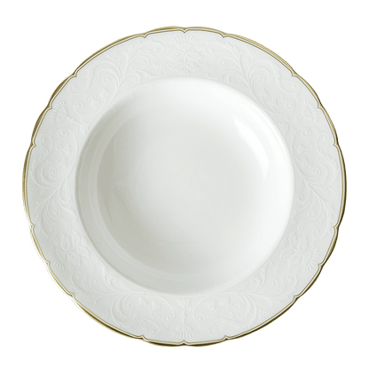 Royal Crown Derby Darley Abbey Pure Gold Rim Soup Bowl (21cm) – official product image