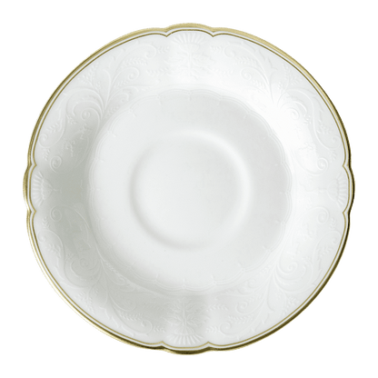 Royal Crown Derby Darley Abbey Pure Gold Tea Saucer (14cm) – official product image