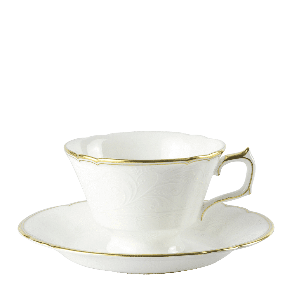 Royal Crown Derby Darley Abbey Pure Gold Tea Saucer (14cm) – alternate official product image