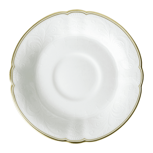 Royal Crown Derby Darley Abbey Pure Gold Tea Saucer (14cm) – official product image