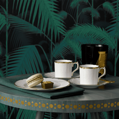 Royal Crown Derby Darley Abbey Pure Gold Coffee Saucer (12cm) – alternate official product image