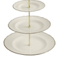 Royal Crown Derby Darley Abbey Pure Gold Three Tier Cake Stand (34cm) – official product image