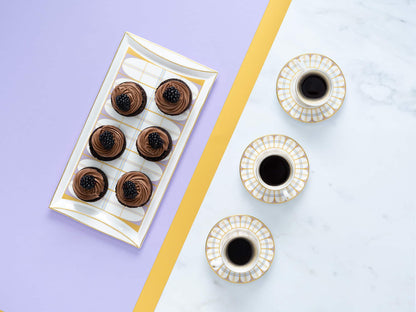 Royal Crown Derby Little Venice Cake Company Coffee Cups and Saucers (boxed) – alternate official product image
