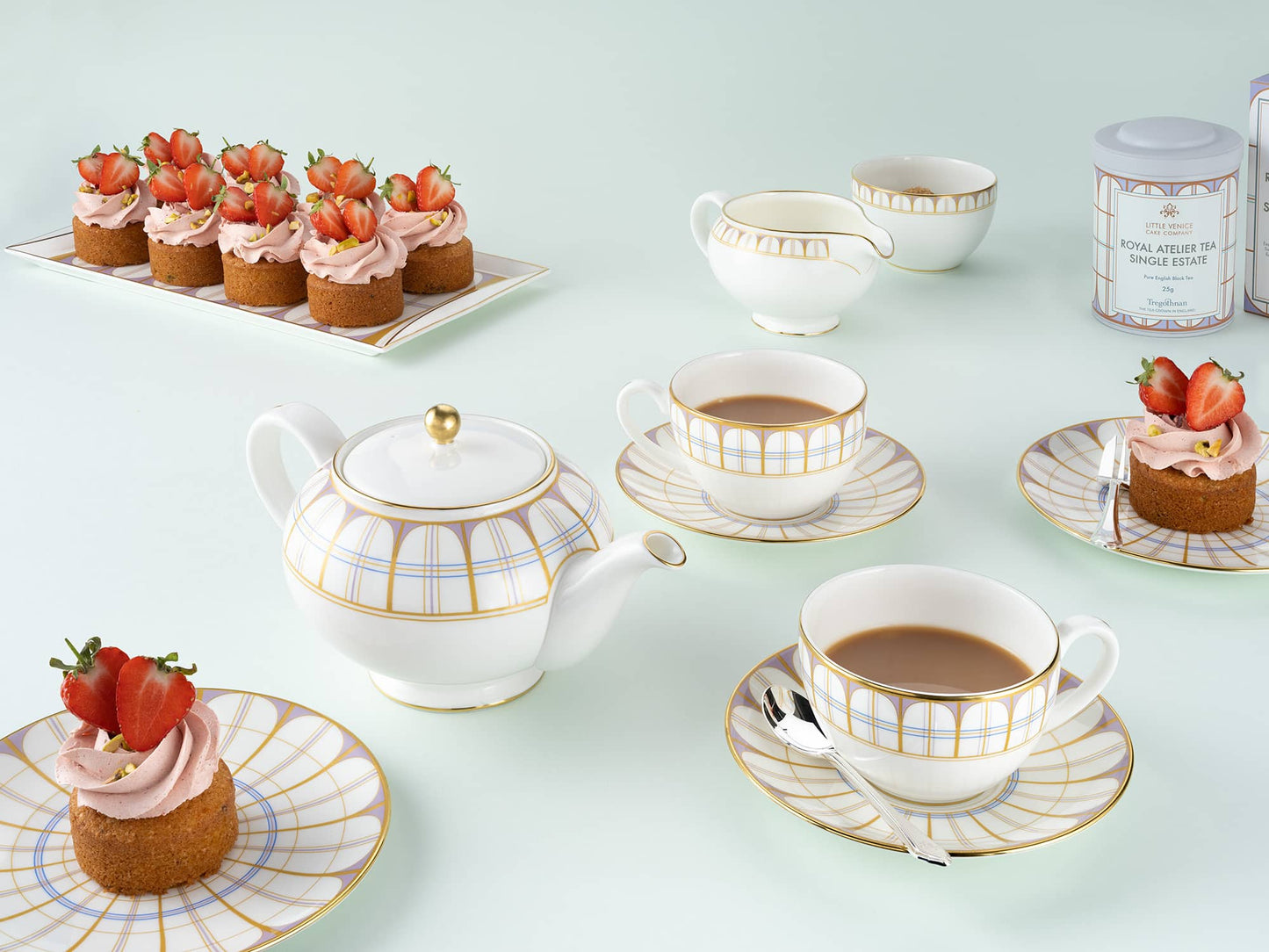 Royal Crown Derby Little Venice Cake Company Tray (boxed) – alternate official product image